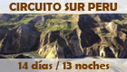 Programa: Circuito Sur Perú - 14 días / 13 noches
